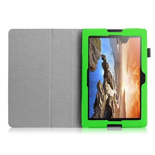 Fintie Lenovo A10-70 Folio Hülle Case Tasche Etui mit Auto Schlaf / Wach Funktion für Lenovo IdeaTab A10-70 25,7 cm (10,1 Zoll HD-IPS) Tablet – Grün - 5