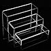 Produktbild HTAIYN 3-stufiger klarer Acryl-Schuhständer Schmuck Kosmetik Rack Organizer Riser Transparent Popular
