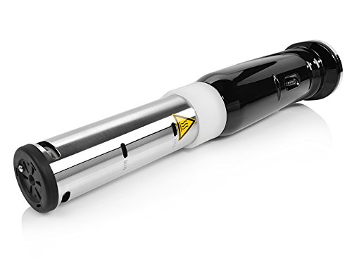 Sänger Premium Sous Vide Stick 1300 Watt | Niedrigtemperatur-Garer bis zu 60 Stunden Garzeit einstellbar | Bringen und halten Sie Wasser auf Temperatur zwischen 15 – 95 °C | Mit Befestigungsklammer - 5