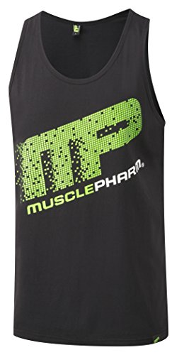 Preisvergleich Produktbild Muscle Pharm Herren Textilbekleidung Printed Vest, Black, L, MPVST436