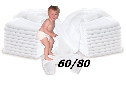 Babymajawelt® Stoffwindeln Paket – 50 Teile Mullwindeln Spucktücher Molton Waschlappen- SORGLOS PAKET - 3
