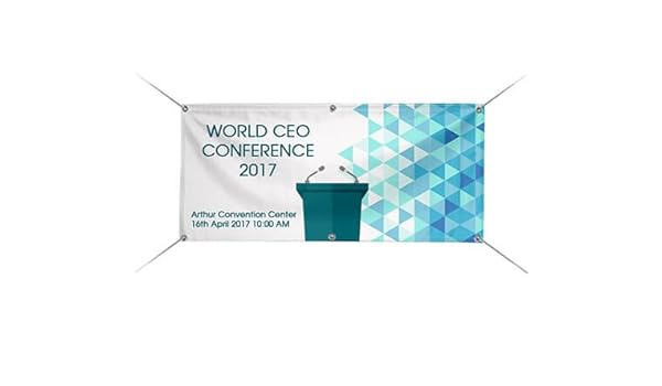 Custom Vinyl Banner Free Design By Bannerbuzz 3 X 2 Amazon Co