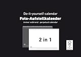 Image de Foto-Aufstellkalender undatiert schwarz-weiß