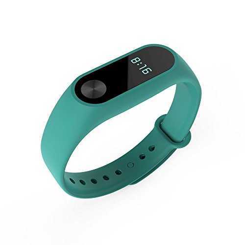 Pinhen MI Band 2 Banda de Silicona Metal Mesh Repuesto Correa de Recambio Brazalete Extensibles Surtido de Colores para Xiaomi Mi Band 2 Wireless Pulsera  Silicona 11pcs Set 