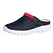 Produktbild Unisex Slipper Halbschuhe Männer Frauen Sommer Sandale Mesh Breathable Sandalen Beach Flip Flops Schuhe Hausschuhe Aqua Slipper Strand Weiche Sohle Latschen Schuhe,Absolute (41 EU, Dunkelblau)