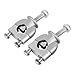 Produktbild 2 Stück/Paar 7/8zoll 22mm Lenkerhalterung Riser Clamp Universal Silber Lenkerklemme Riser für Motorrad Dirt Bike ATV