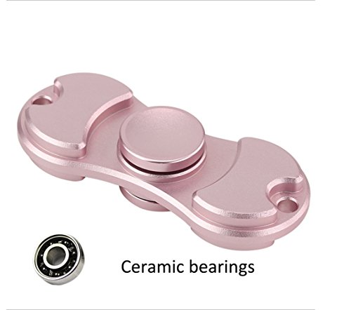 Yami EDC Fidget Hand Spinner,Ceramic Bearings,CNC Exquisitly Made, Spinning Time Up to 5 Minutes (Pink)