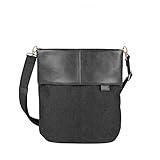 Material: Nylon zwei Olli Umhängetasche OT12, Noir, Breite ca. 29 cm, Höhe ca. 33 cm, Tiefe ca. 11 cm