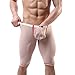 Produktbild Herren Strings Dessous,Sannysis Männer Herren Boxershorts Unterwäsche Unterhosen Wetlook Hose Slip Shorts Erotik Wäsche mit Penisloch S M L (L, Beige)