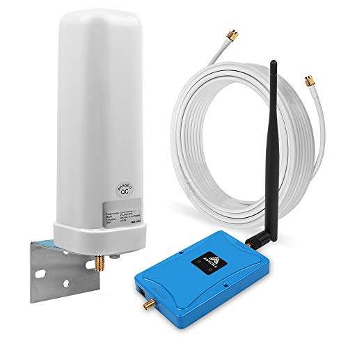 ANYCALL Amplificatore Segnale per Cellulare 900/1800MHz EGSM/DCS 70dB 2G 4G LTE Ripetitore con 2 antenne Omni per kit telefono mobile Voce e dati potenziati