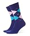 Produktbild Burlington Herren King weiche Strümpfe Baumwolle 1 Paar Argyle Socken, Blickdicht, lila (Blue Print 6005), 40/46
