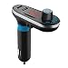 Produktbild [Neue Version]Bluetooth FM Transmitter, OMorc KFZ Wireless Radio Adapter, Freisprecheinrichtung Car Kit, Auto FM Transmitter Empfänger, Car MP3-Player mit 2 USB Ladegerät, 3,5mm AUX-Eingang, TF-Karte / U-Disk Slot, IOS Siri-Funktion für Handy iPhone 7/7 Plus/SE/6S/6Plus, Samsung, Huawei und andere IOS / Android Smartphones usw. – Silber