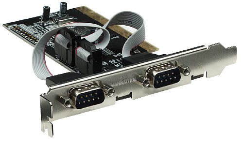 Preisvergleich Produktbild Manhattan Serielle PCI Karte Zwei externe DB9 Ports 158213