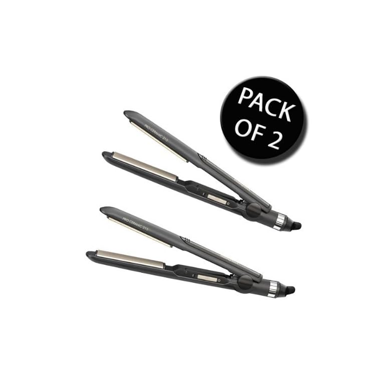 2x-BaByliss-2039U-Pro-Ceramic-215-Hair-Straighteners-Multi-Voltage 2x BaByliss 2039U Pro Ceramic 215 Hair Straighteners Multi Voltage