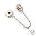 Produktbild MOCCI Herbst Glamour Trio Rose Gold Sicherheitskette 925 Sterling Silber DIY Passend für Original Pandora Armbänder Schmuck Frauen