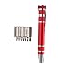 Produktbild 2 Packungen Schraubendreher Pen 8 in 1 Aluminium Präzisions Schraubenzieher Set im Kugelschreiber-Design Tragbare Multi-Tool für Telefon (Red)