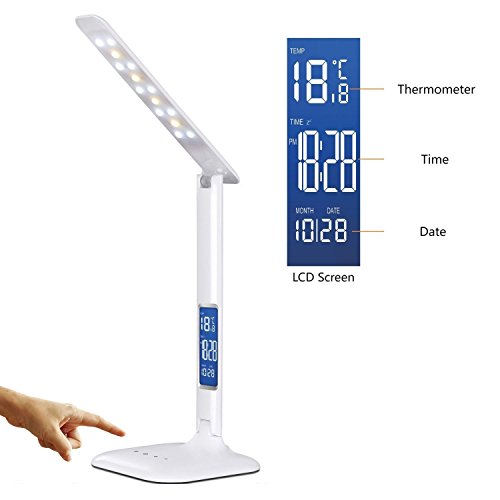 Télécharger SUAVER Lampe de Bureau Lumière de Table Réglable Tactile 3 Modes et 5 Niveaux Luminosité Dimmable PDF Ebook En Ligne