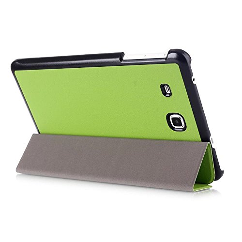 Samsung Galaxy Tab A 7.0 hülle,PU Leder Tasche Flip Cover Case Schutzhülle Schale Skin für Samsung Galaxy Tab A (2016) 17,8 cm (7 Zoll) SM-T280 Hülle Ledertasche (Grün) - 5