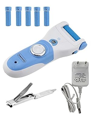Irontria Professionnel Electrique Rechargeable Micro Pédicure / Râpe Anti-Callosités - dernière édition 40 tours par seconde