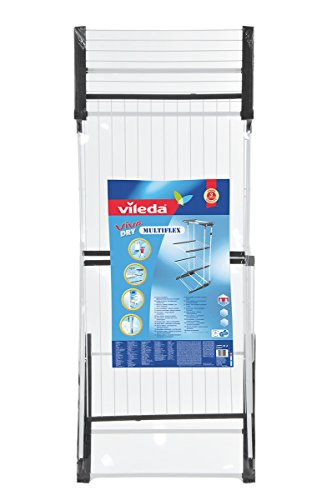 Vileda Viva Dry Multiflex Turmwäscheständer mit höhenverstellbaren und rausnehmbaren Trockenregalen - 2