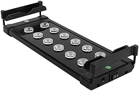 Geekeep Big LED Aquarium Lighting for 0.9-1.58ft / 30-50cm Marine Fresh water Saltwater Aquarium Tank Perfect for Coral, Fish and Plant Growth (0.92-1.58ft/11-19")