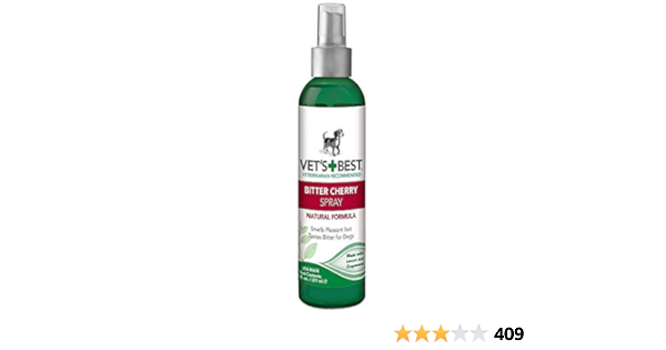 dog licked wasp spray