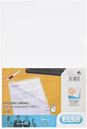 Elba 400005377 - Bolsa de 10 dossiers u  ero  color naranja