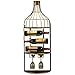 Produktbild Unbekannt Retro Industrie Wind Eisen Weinregal Wandbehang Weinschrank Weinregal Kreative Wohnzimmer Esszimmer Wandbehang Rack Dekoration (Farbe : Bronze)