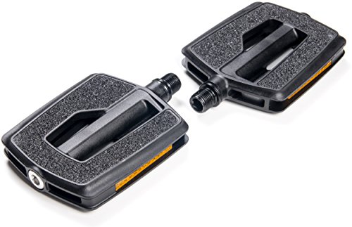 AARON Urban Fahrradpedale mit hochwertiger Lagerung, innovative und griffige Fahrrad / City-Bike und Trekking Pedale, Schwarz - 5