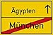 Produktbild vanva München Ortsschild Ägypten Party Schild Urlaub Zubehör Dekoration Gadget Freund Freundin Geschenkidee Deko Reisebüro Männer und Frauen Geschenke Party Deko Fotobox Requisite