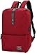 Produktbild WIEAYUMEI Laptop Rucksack Wasserdicht Schulrucksack Daypack Business Backpack für 15.6 Zoll Business Notebook Taschen Notebook-Backpack mit USB-Ladeschnittstelle Herren Rucksack Business Rot