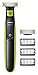 Philips QP2520/25 OneBlade with 3x stubble combs in Lime Green and Charcoal Grey