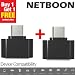 NETBOON® 2Pcs OTG Adapter Micro USB To USB 2.0 Converter For Android Smartphone and Tablet (Use, Pendrive, Mouse, keyboard, Camera,USB Fan, Gaming Control & More Devices) - Black RS.161.00
