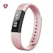 Price comparison product image Fitness Tracker, AIEX Heart Rate Monitor Tracker Smart Watch With Touch Screen, Call/sms/sns Alert, Activity Tracker Sleep Monitor Smart Bracelet for Android and iOS (Pink)