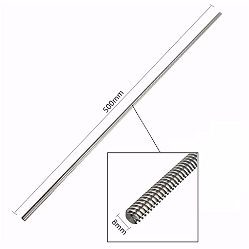 GOCHANGE 3D Drucker T8 Leitspindel Kupplung Welle Halterung Edelstahl 500mm - 2