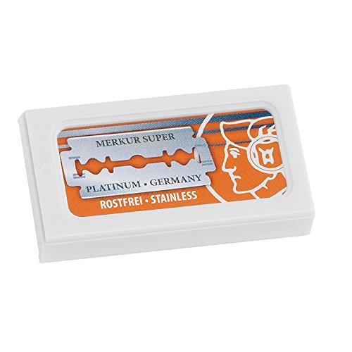 MERKUR Solingen - Super Platinum lamette da barba, 10 pezzi, 90910000
