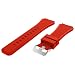 Produktbild Altsommer Uhrenarmband 8 Farben 22mm für Samsung Gear S3 Frontier Armband Silikon Sportarmband Uhrenarmband mit Edelstahl Schnalle Armband Ersatzband für Damen Herren (Rot)