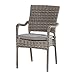 Produktbild 4Seasons Outdoor Stapelstuhl Dover Polyrattan lagun inkl Sitzkissen grau