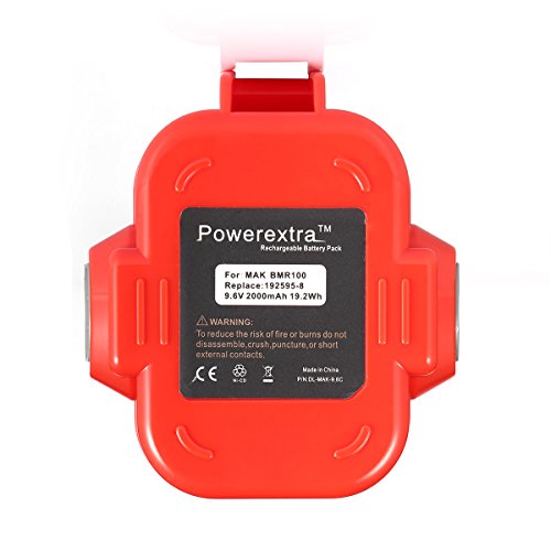 Powerextra 9.6V 2000mAh Ersatzakku für Makita 9120, 9122, BMR100, ML903, 6207D, 6222D, 6226D, 6260D, 6261D - 6