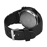 Kycut Große Herren-Armbanduhr, modisch, wasserdicht, LCD-Display, digital, Stoppuhr, Datumsanzeige, Gummi
