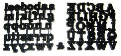 Patchwork Cutters - Classic alphabet - Sugarcraft Cutter