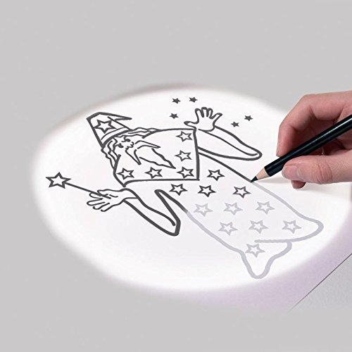 Märchenwelt Zeichenprojektor mit 6 verschiedenen Motiven in pink – Märchen Wandprojektor mit 6 verschiedenen Motiven - 3