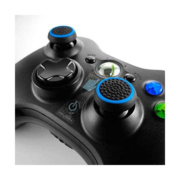 OcioDual 2X Funda de Goma Azul Compatible con Joystick Mando Sony Playstation Dualshock 4 PS4/Slim/Pro Xbox One Eje L3… - Image 3