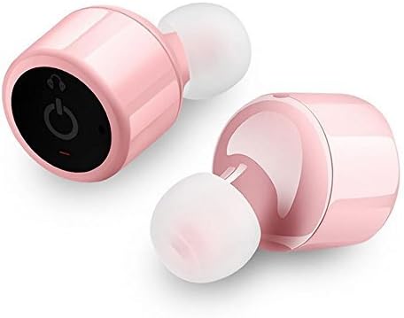 Wireless Bluetooth Earphone, Bodecin TWS Twins Wireless Bluetooth Mini Invisible Earbuds V4.1 Stereo Surround Sound In-Ear Headset With Microphone for iPhone, Samsung, Android, Smartphones &amp; Tablets(Red)