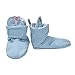 Lodger Cotton Quilt Baby Booties (0 - 3 Months, Silvercreek)