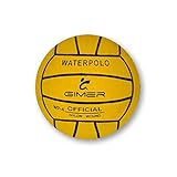 437 gramos. GIMER 5 balones de Waterpolo, Unisex-Adulto, Amarillos, Circunferencia: 70 cm