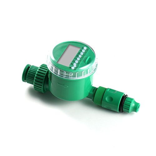 Preisvergleich Produktbild Die automatische Digital-LCD Elektrische Bewässerung Timer Bewässerungssteuerung Bewässerungsprogramme Hausgarten-Rasen-Wasser-Timer (grün)