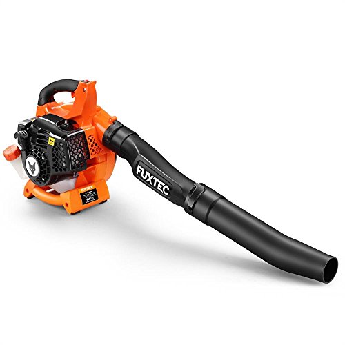 FUXTEC Benzin Laubsauger FX-LBS126 Laubbläser Häcksler 4in1 Funktion inkl. zwei Blasrohre und Fangsack, getestet Oberklasse 1,4 - 5