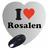 rozalen youtube vivir Corazón Cojín de ratón con "I Love ...." El deletreado, un "regalo memorable" para sus seres queridos que viene del corazón!