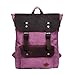 Produktbild Fafada Canvas Leder Rucksack Damen Herren Laptoprucksack Rosa